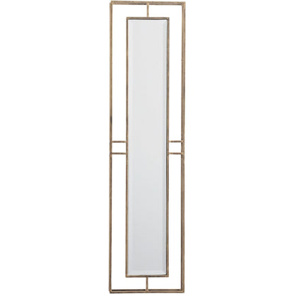 The Octavia Rectangular Antique Gold Wall Mirror